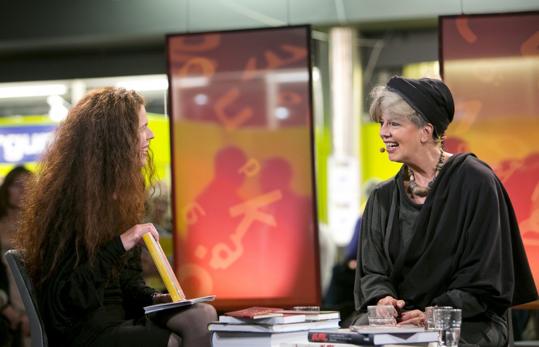Jessica Gedin och Suzanne Brögger, Bokmässan 2012
