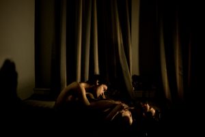 Jon and Alex in an intimate moment. From the series: Homophobia in Russia. Winner of World Press Photo 2015. Photo: Mads Nissen/ Politiken/ Panos Pictures