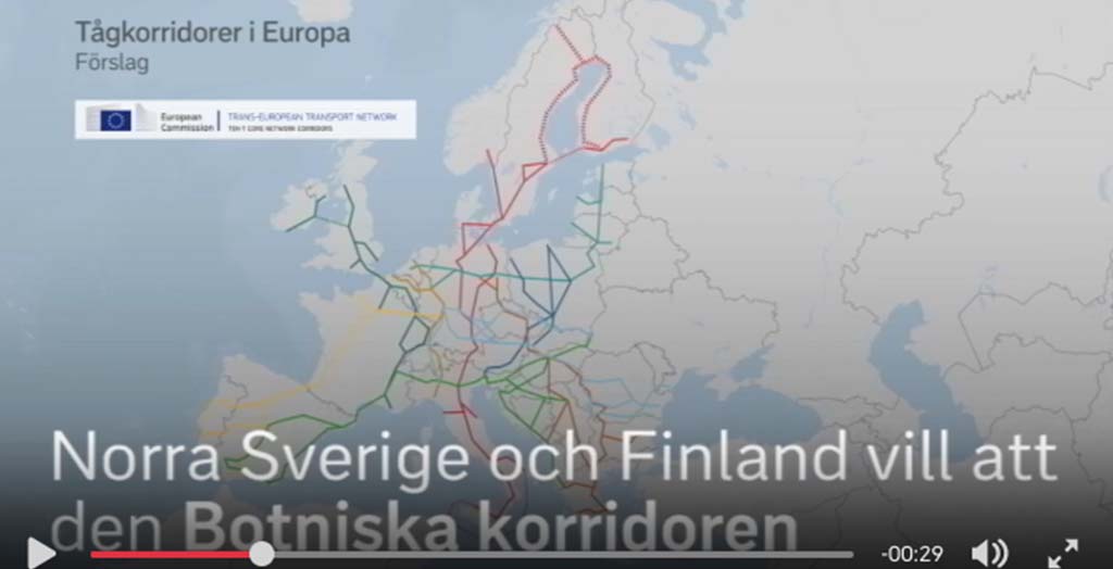 Tågkorridorer i Europa - Förslag