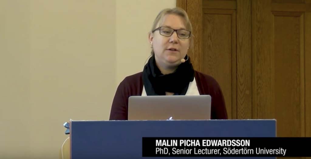 Malin Picha Edwardsen, senior lektor i journalistik, Södertörn University om automatisering af nyheder fra offentlige virksomheder. Den aktivitet bidrager aktivt til lokaljournalisters hverdag